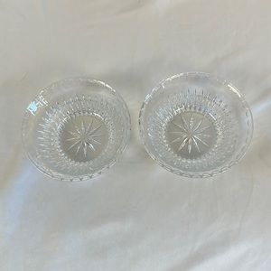 Lead Crystal Bowl by Princess Crystal- set of 2